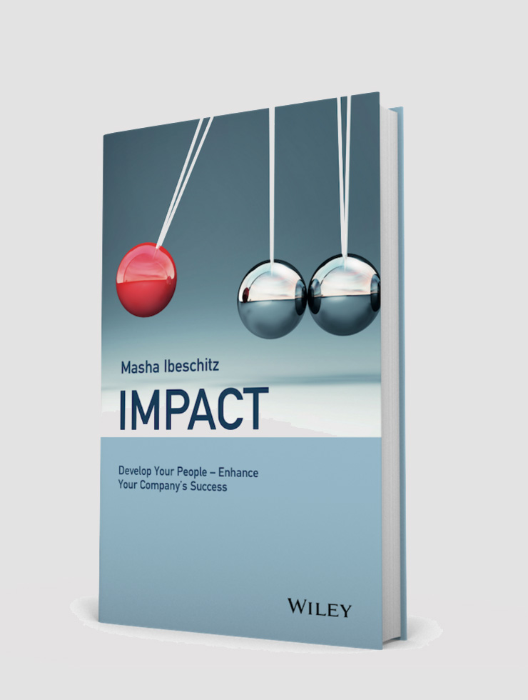 Buch "Impact" von Masha Ibeschitz. Über Unternehmenserfolg durch effektive Personalentwicklung.